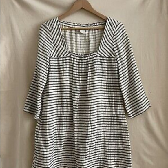 Malia mills  Kalola striped tunic swim coverup beach dress 2 - Picture 4 of 7